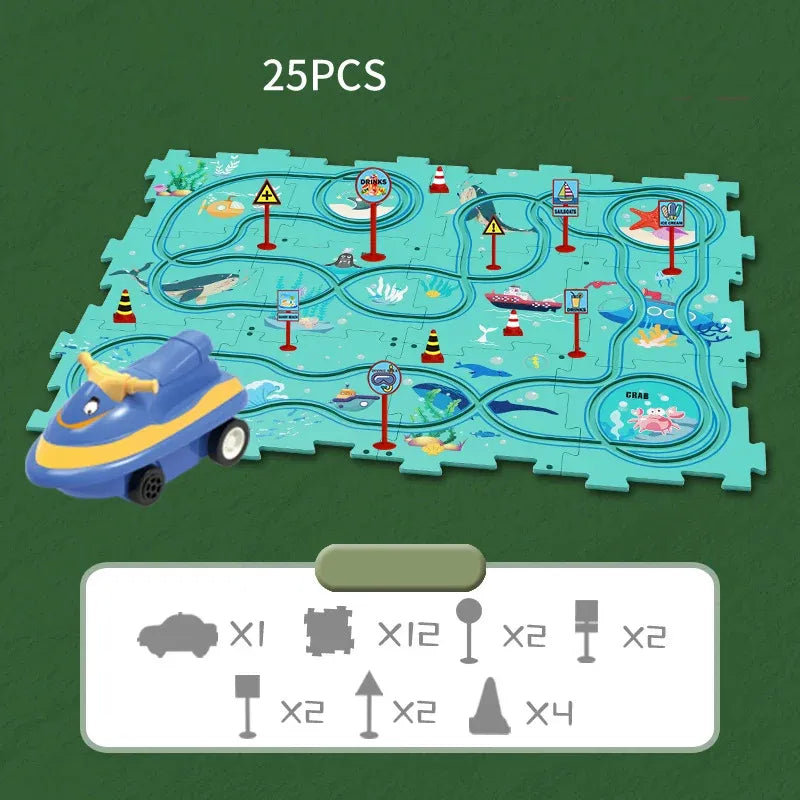 Puzzle Racing Set