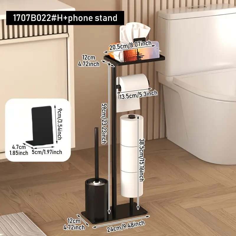 floor-standing multifunctional bathroom organizer