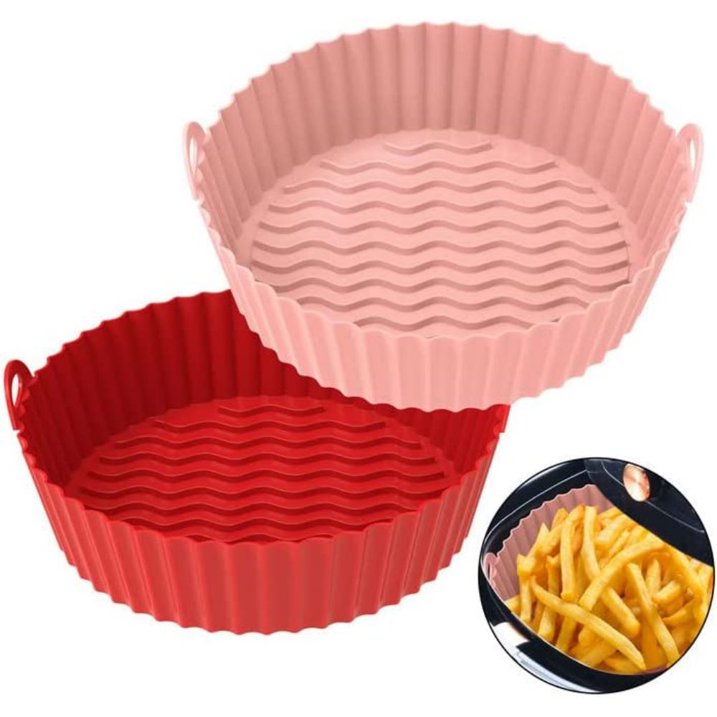 Air Fryer Silicone Pot black