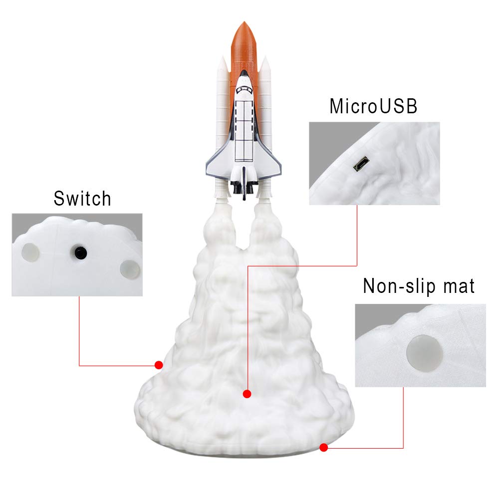 3D Print Rocket Lamp
