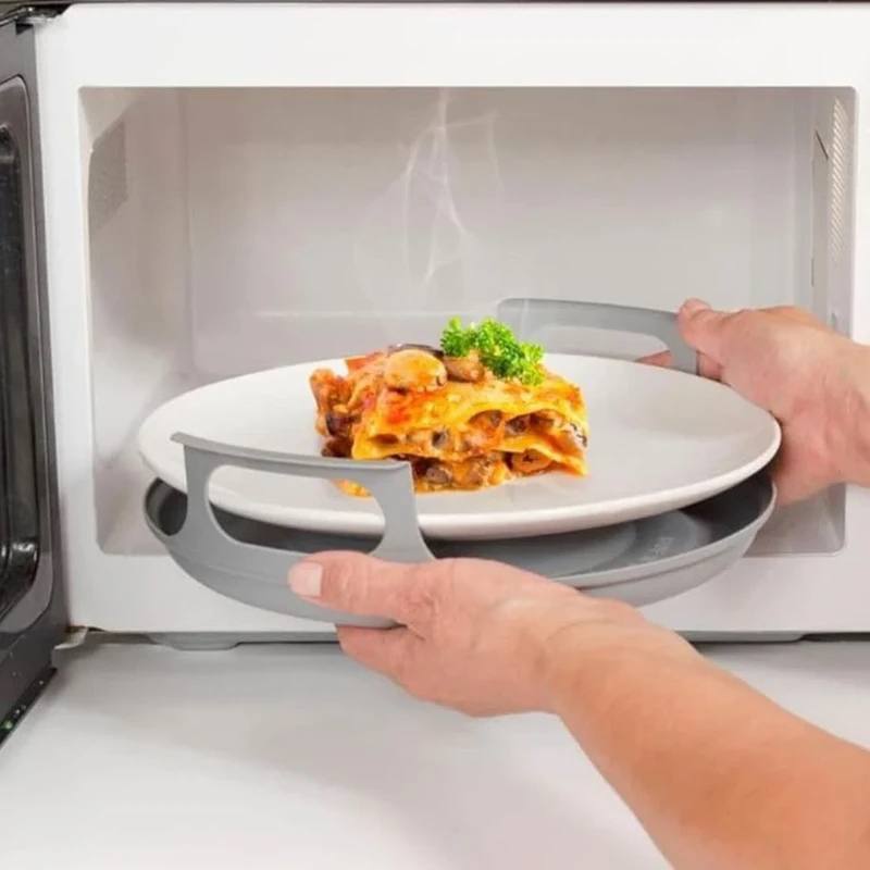 Microwave Plate With Handles
