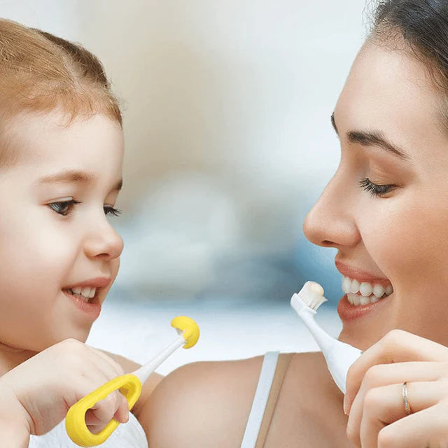 Three Sided Toothbrush