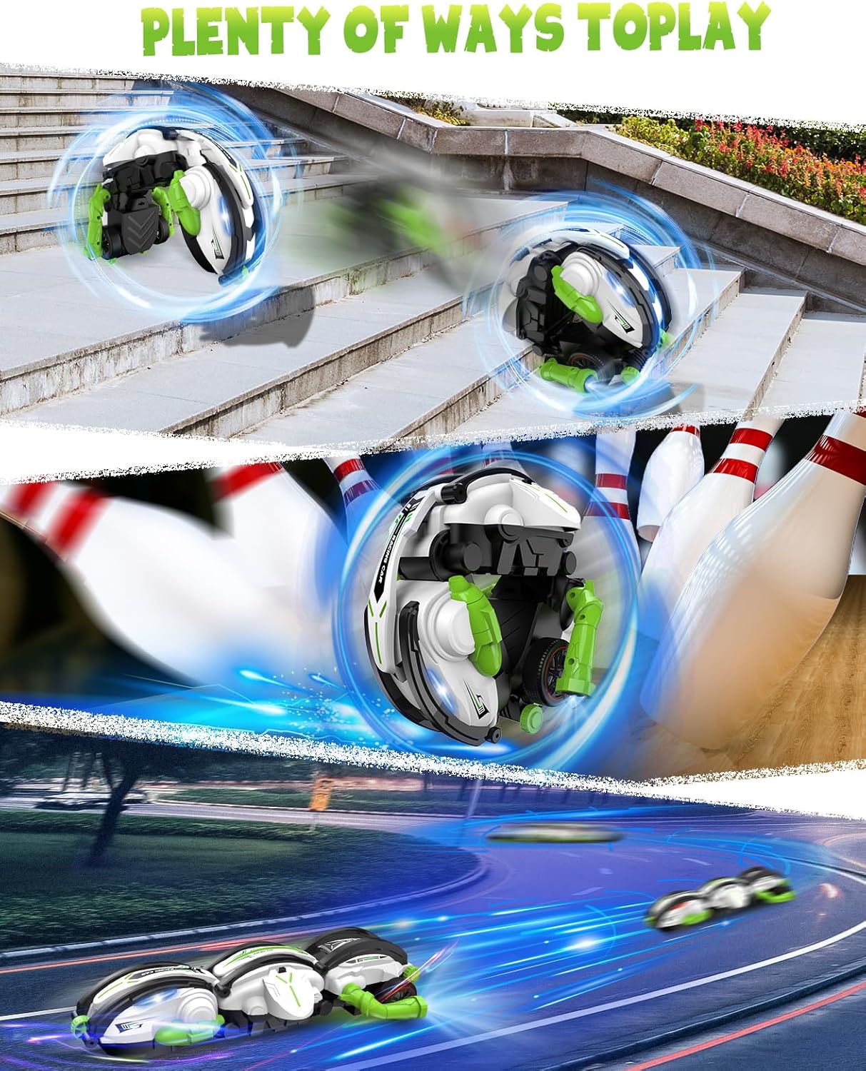 360 Degree Tumbling Stunt Car