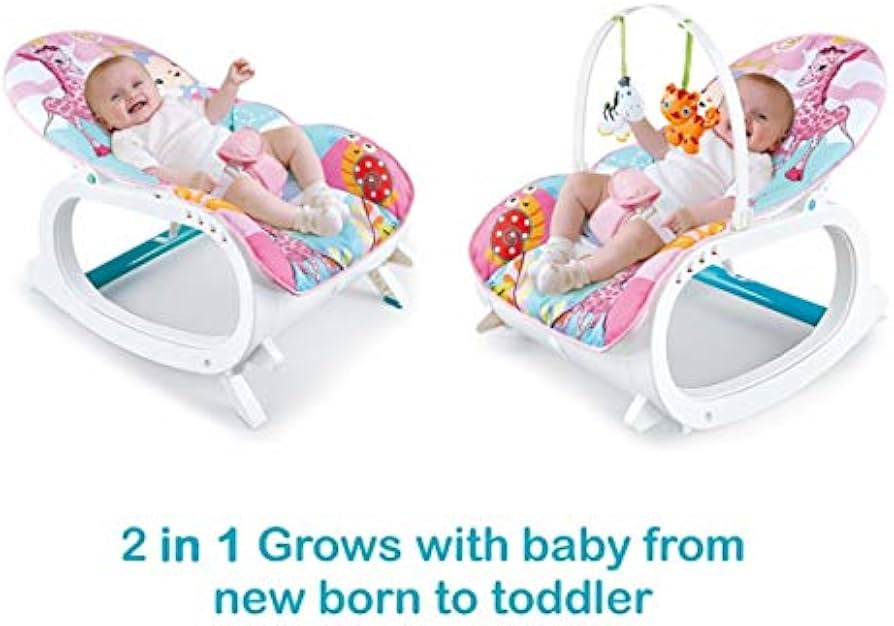 Portable Baby Rocker with Feeding Tray