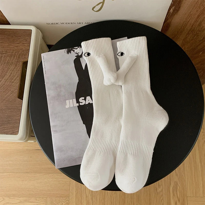 Magnetic Holding Hands Socks