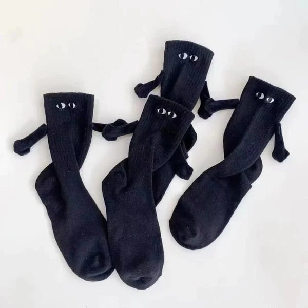 Magnetic Holding Hands Socks