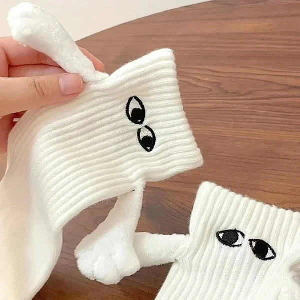 Magnetic Holding Hands Socks