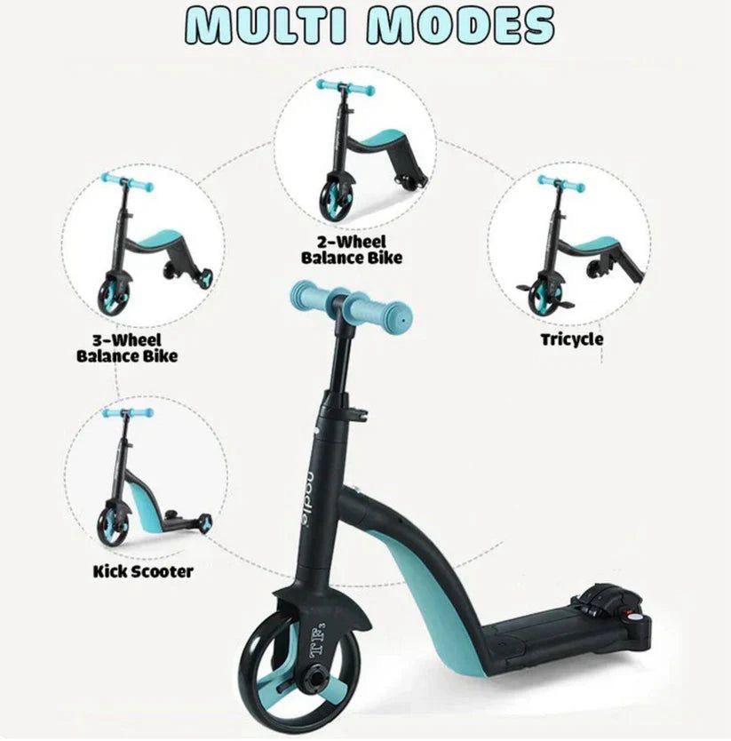 3-in-1 Kids Convertible Scooter