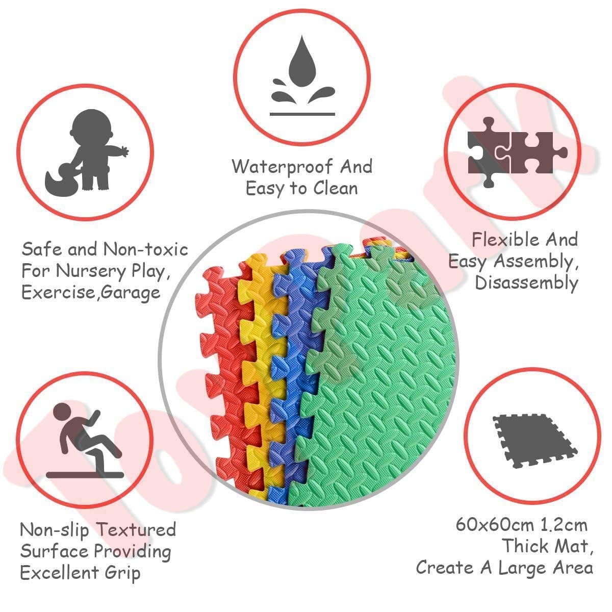 Floor Foam Padding Blocks