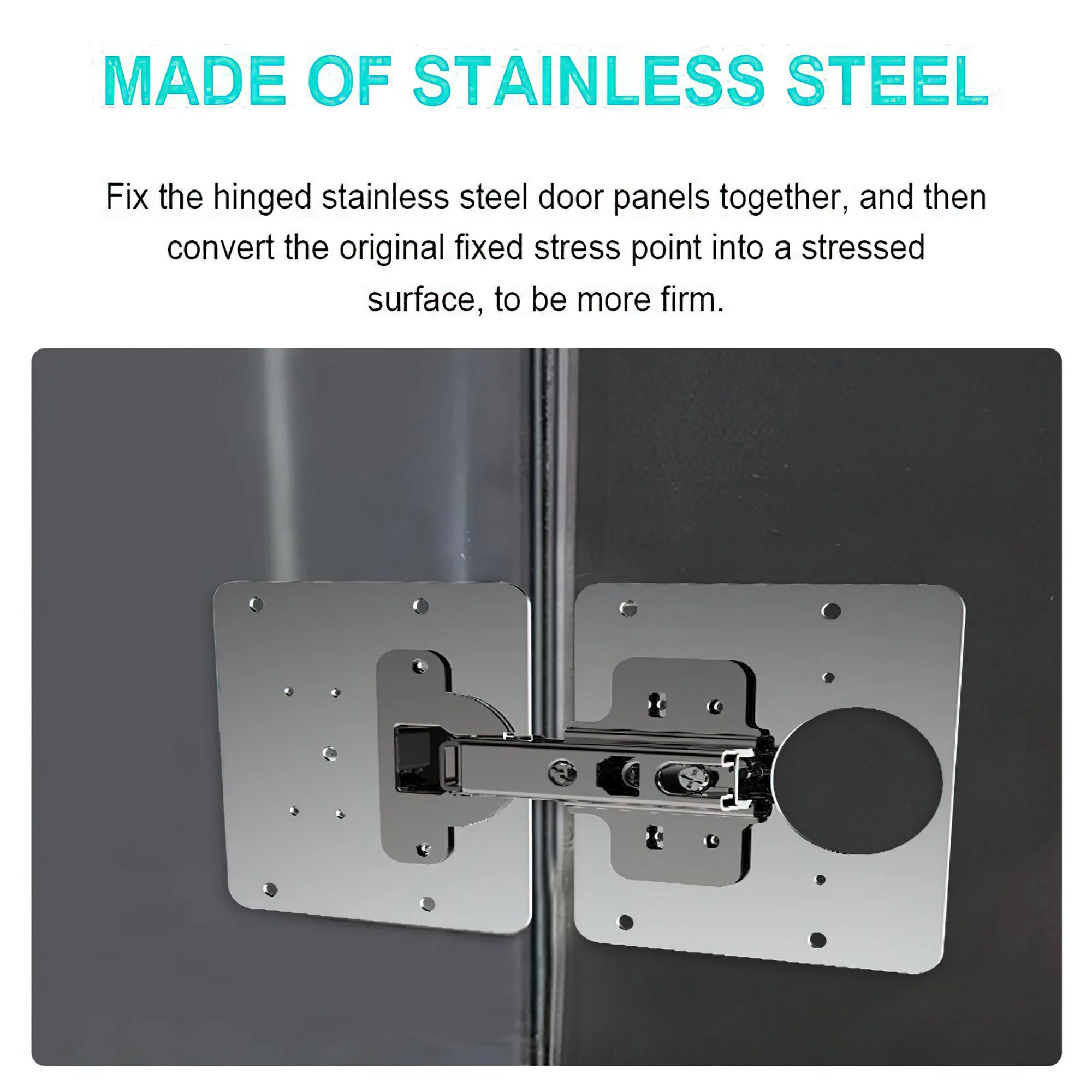 Stainless Steel Hinge Repair Plate