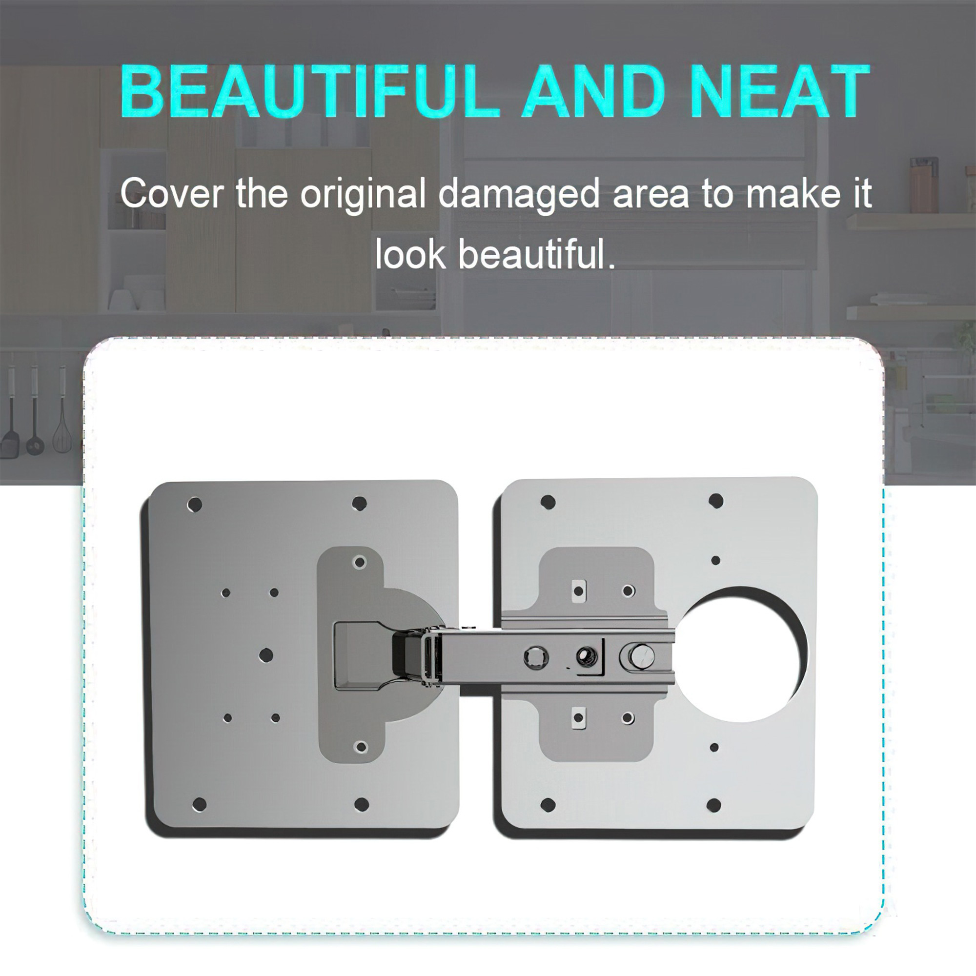 Stainless Steel Hinge Repair Plate