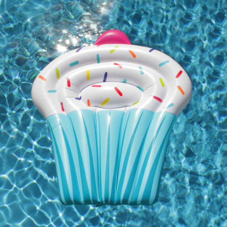 Inflatable Pool Float Giant Cupcake