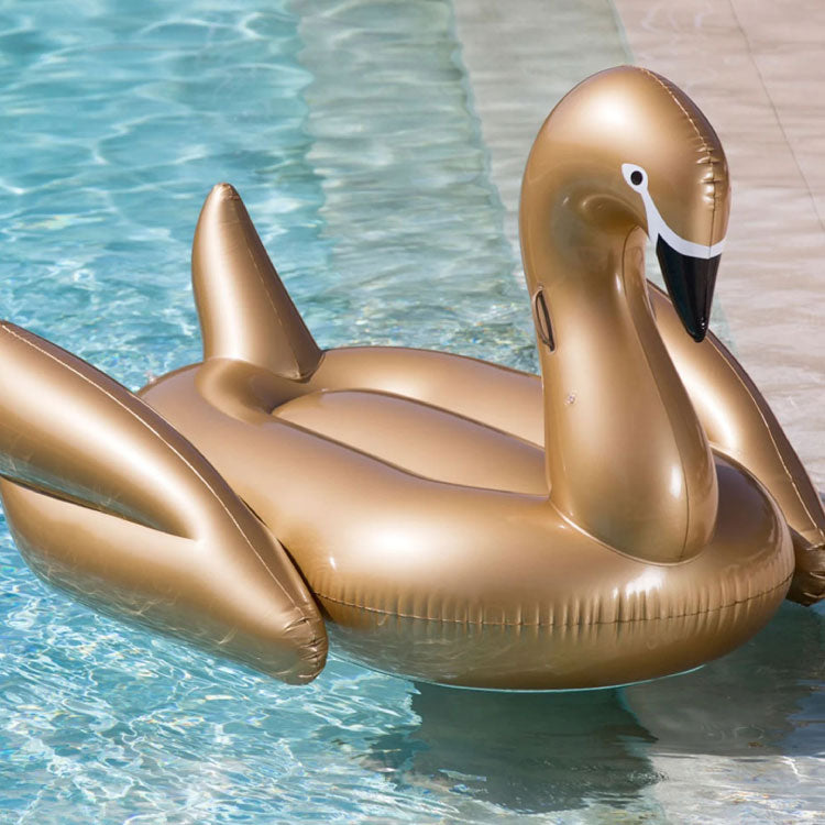 Giant Inflatable Gold Flamingo