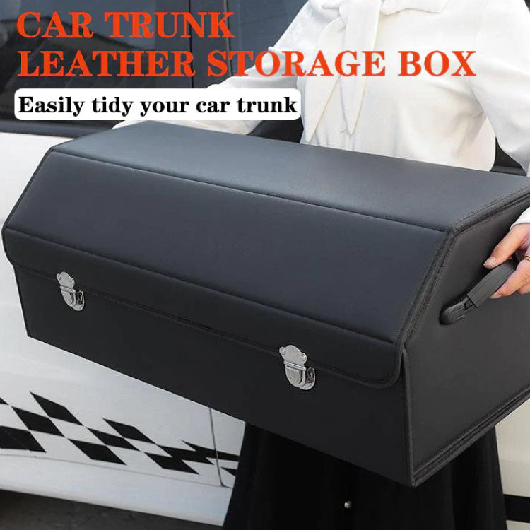 Car Trunk Leather Storage Box seaqers