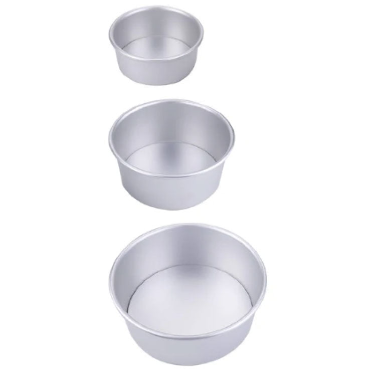 4/6/8 Inch Round Cake Pan With Removable Bottom Aluminum