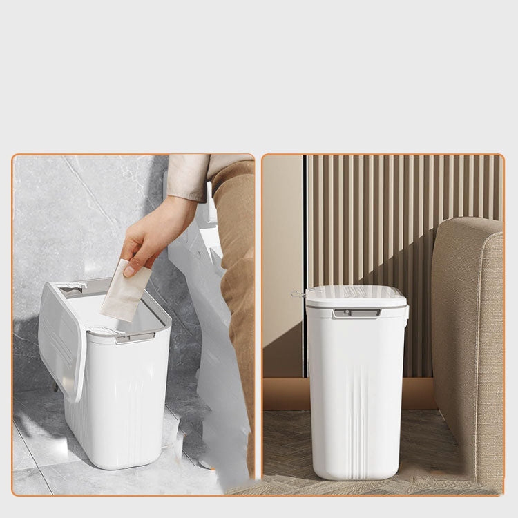 Hanging Trash Can With Lid