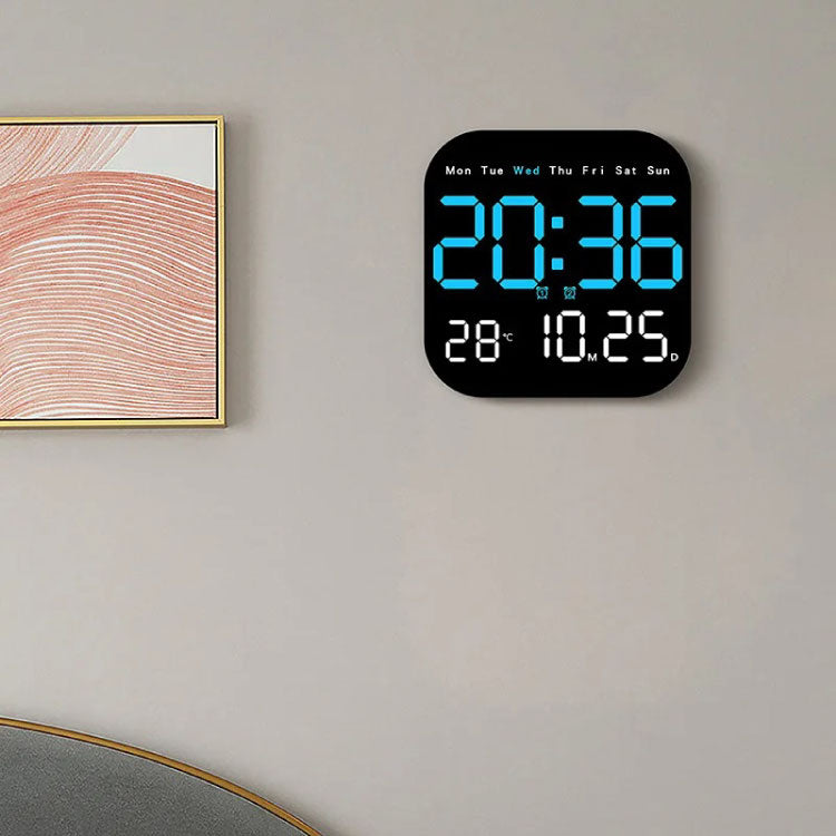 Remote Control Digital Wall Clock