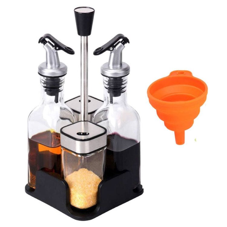 Glass Oil & Vinegar Cruet Bottle