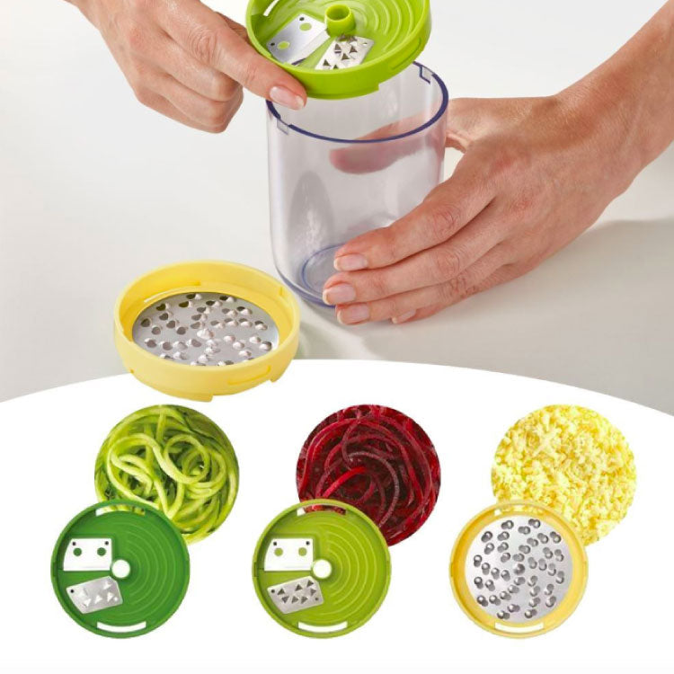 3 In 1 hand held spiralizer