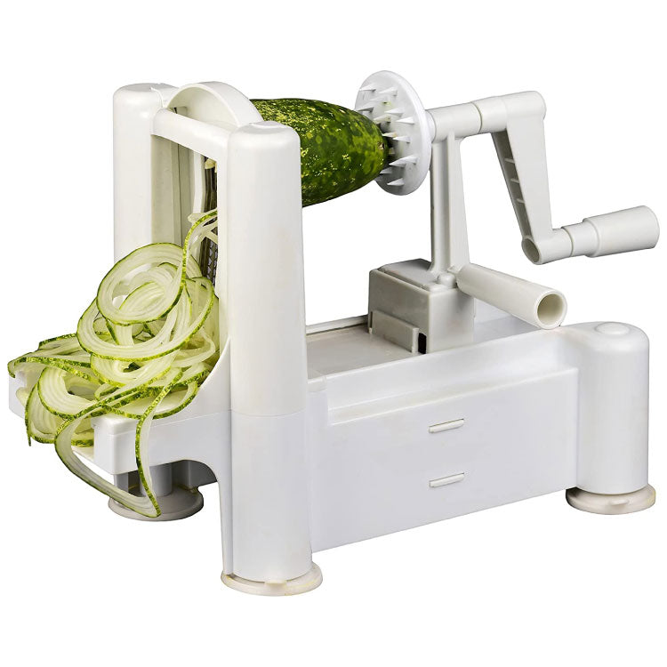 Spiralizer 5 Blade Stainless Steel Vegetable Slicer