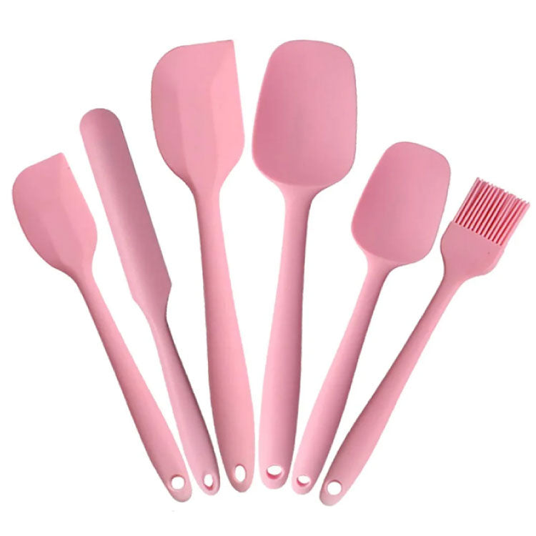 Silicone Spatula Set 6 Piece