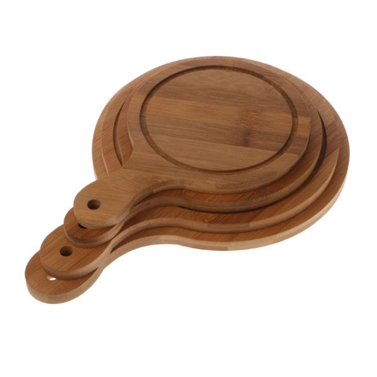 Bamboo wood pizza board