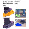 1 Pair Reusable Automatic Overshoes Shoe Covers Sock