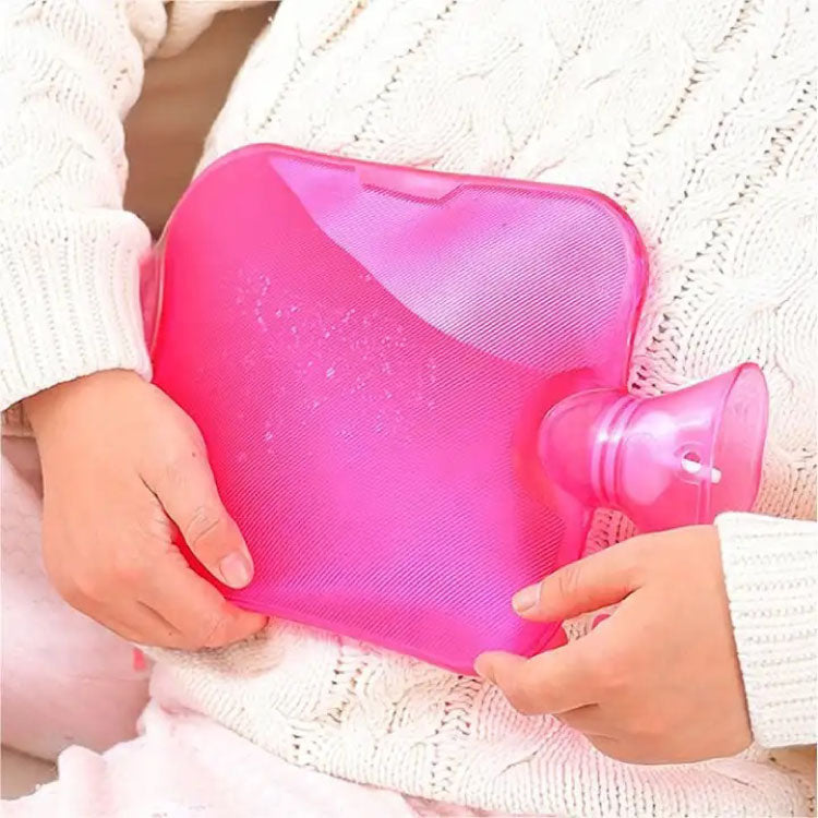 Hot Water Bag with Knitted Cover