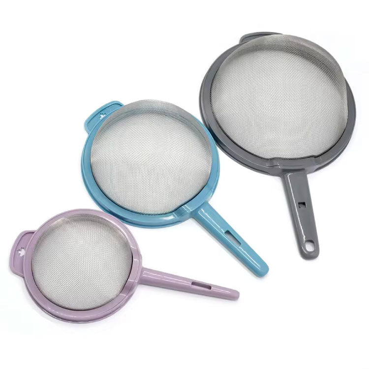 Stainless steel kitchenware strainers