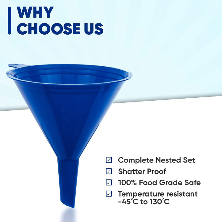 Funnel 4 Different Sizes