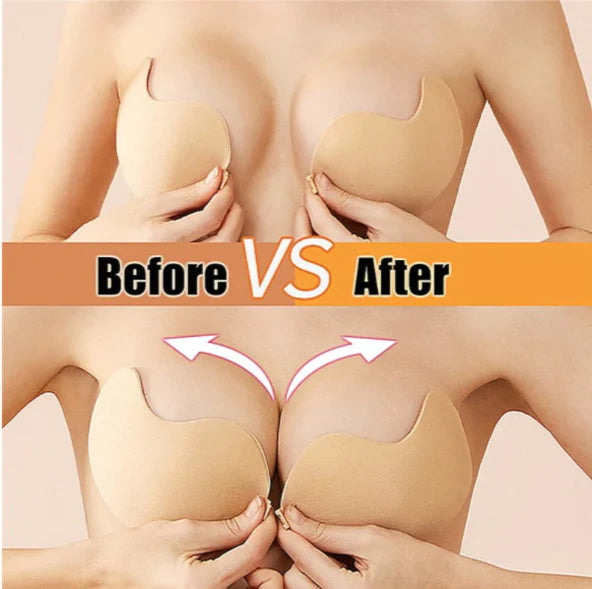 Push-Up Strapless Sticky Bra