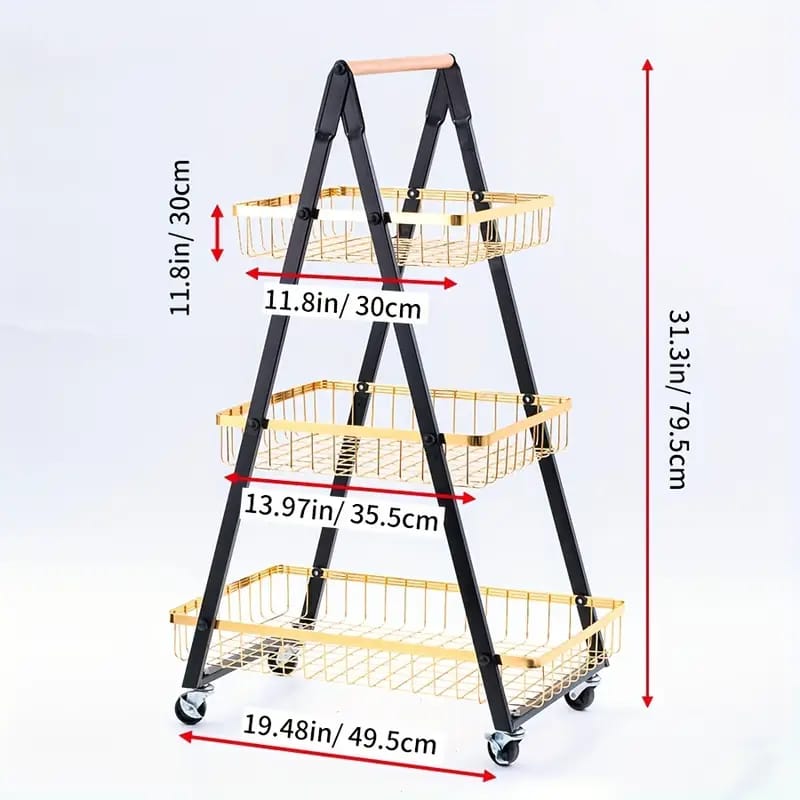 Multi-function mobile cart 4 layer