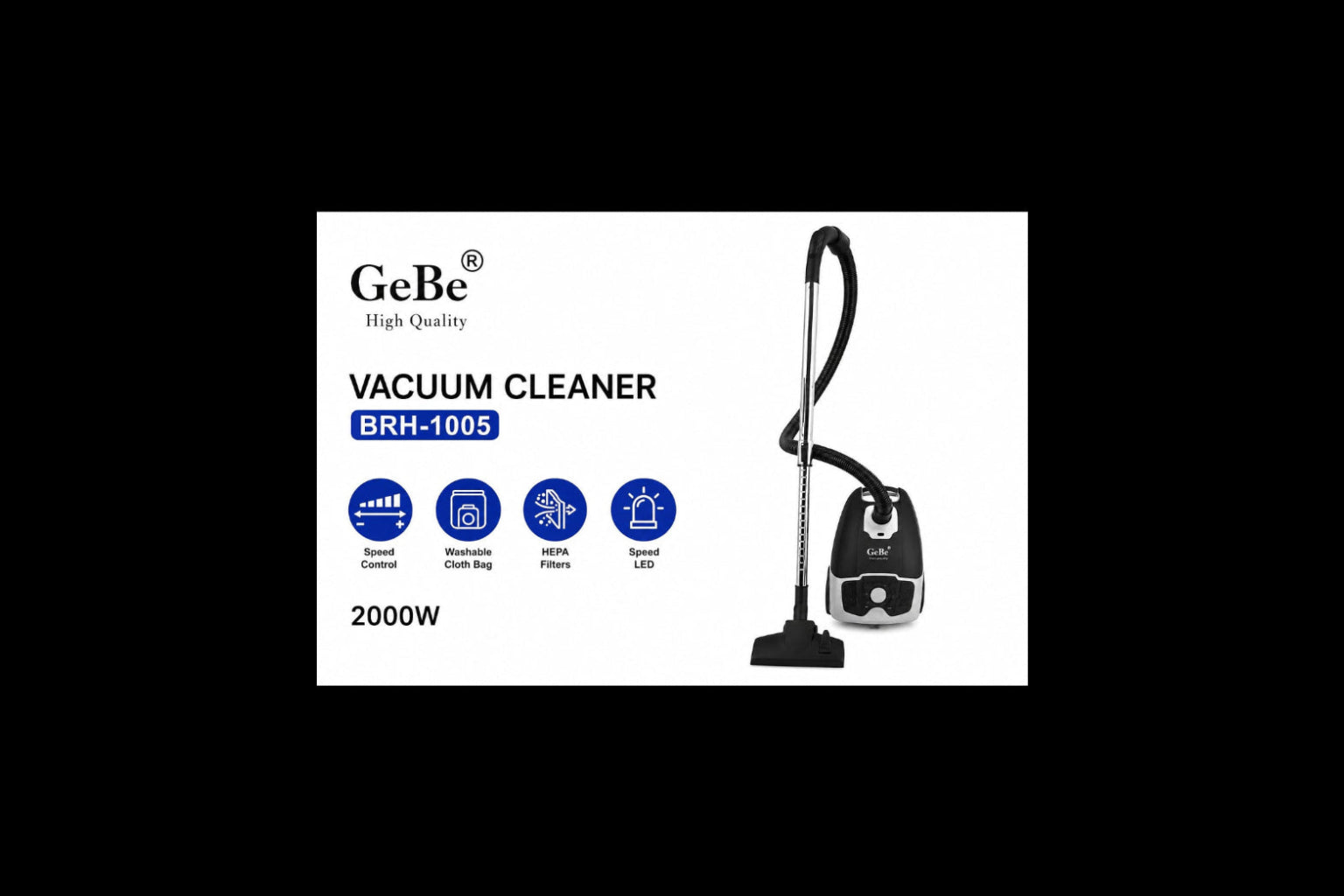 2000W vacuum cleaner GEBE