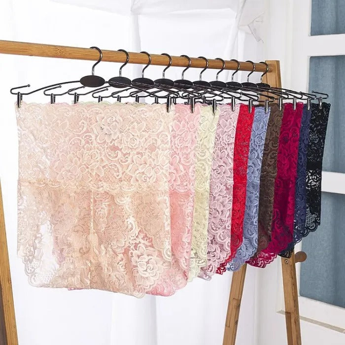 High-waist lace underwear
