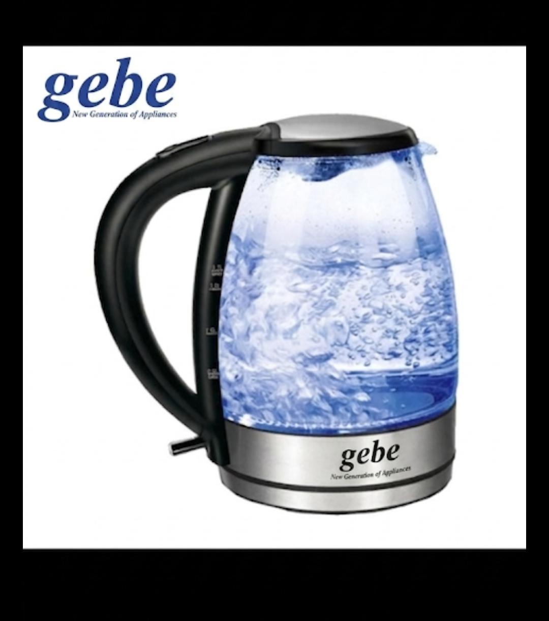 Glass Heating Electric Boiling Pot "gebe"