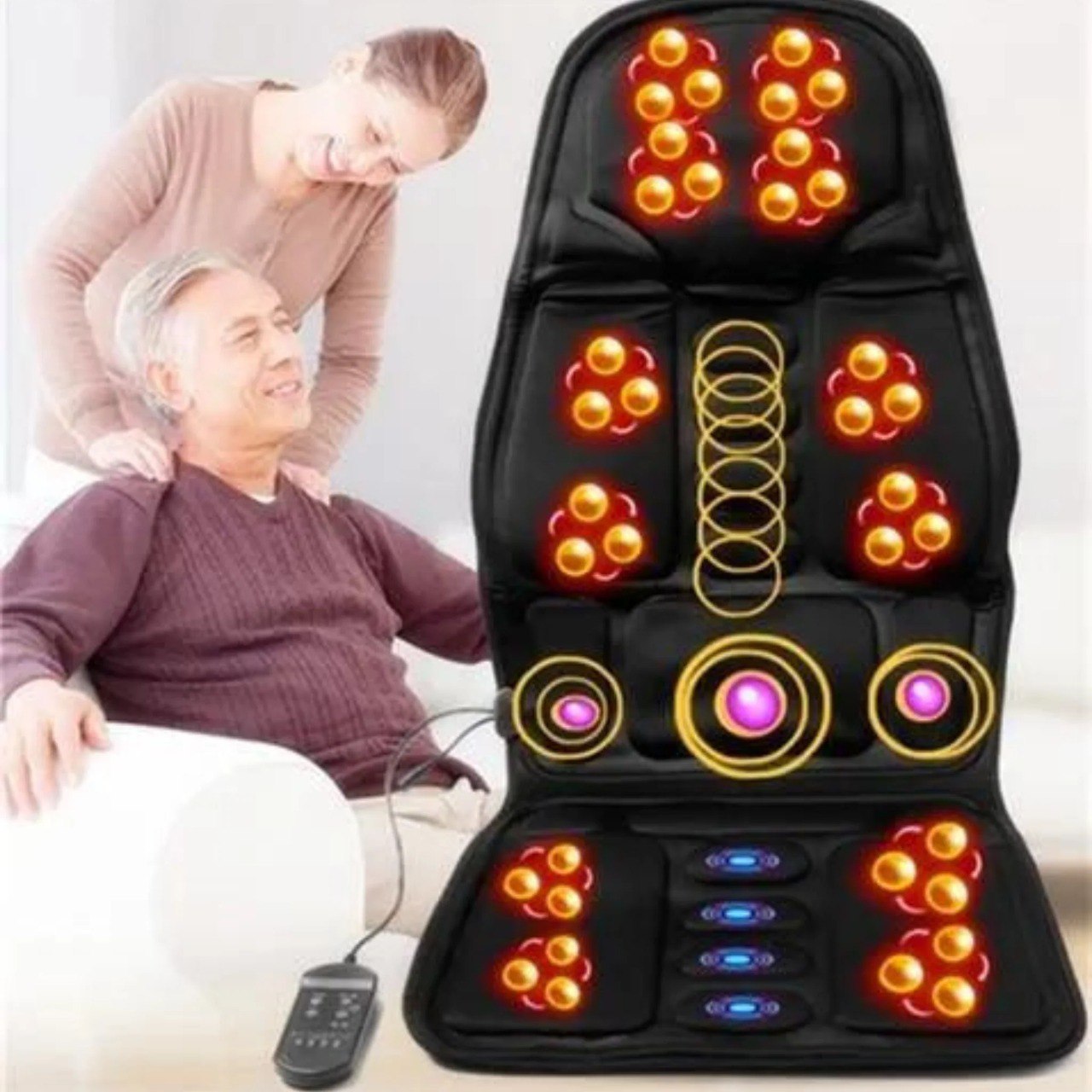 Electric Body Vibrator & Heating Massager Seating Cushion