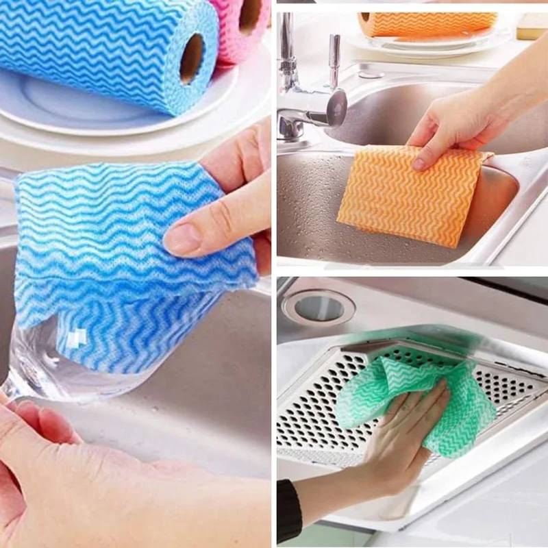 Non-Woven Kitchen Cleaning Towel Roll