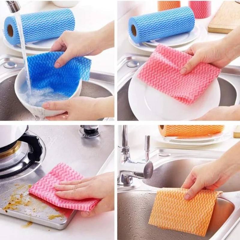 Non-Woven Kitchen Cleaning Towel Roll