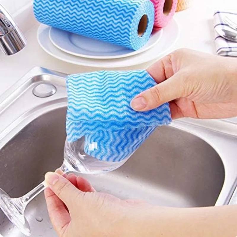 Non-Woven Kitchen Cleaning Towel Roll