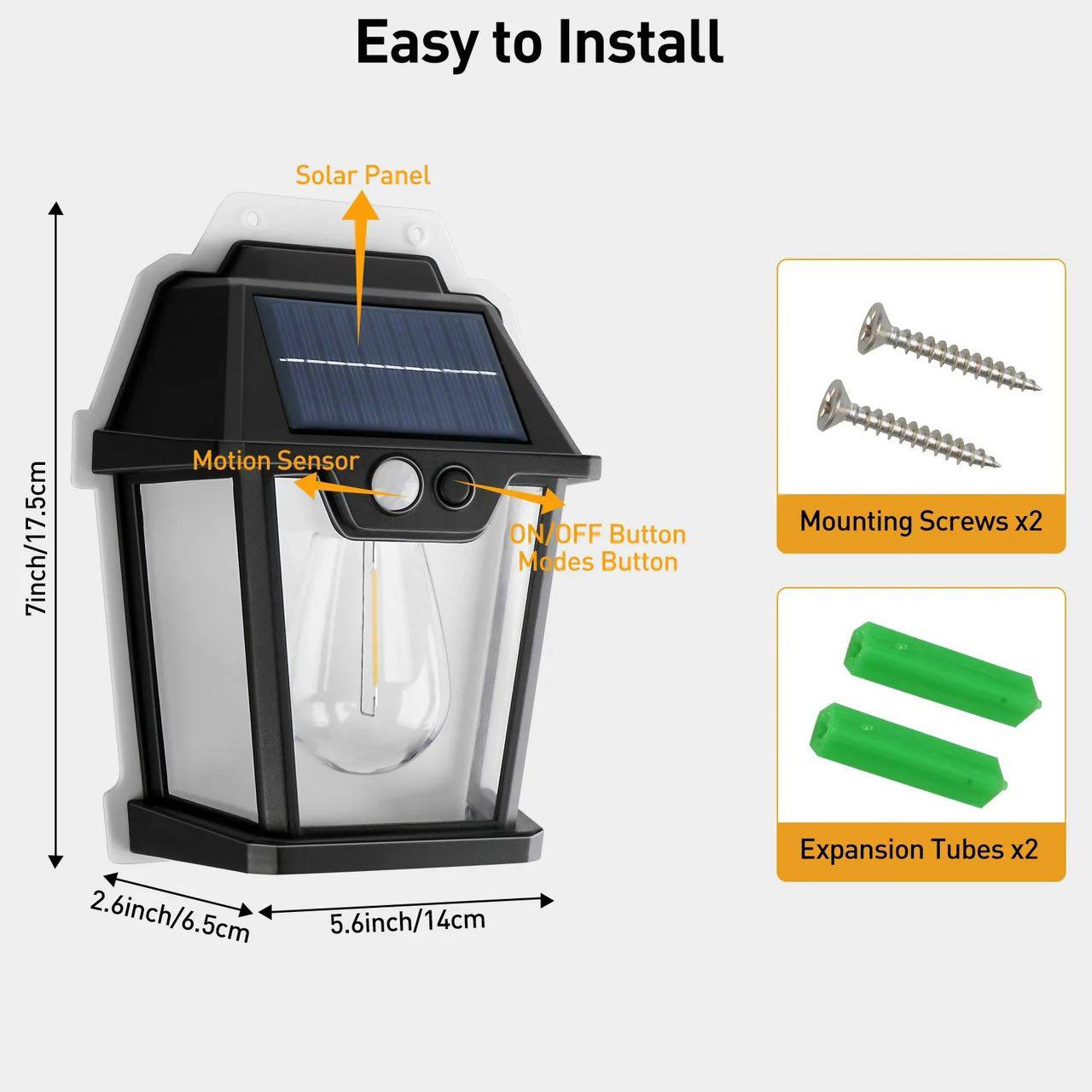 Solar Wall Lamp