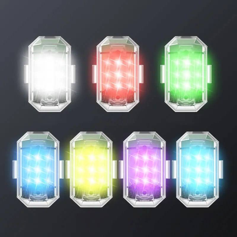 2PCS Flashing Light