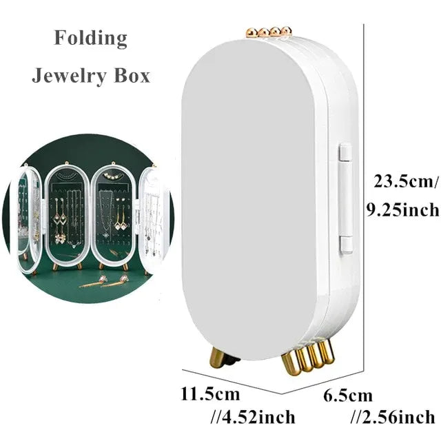 LUXURY FOLDING JEWELRY BOX