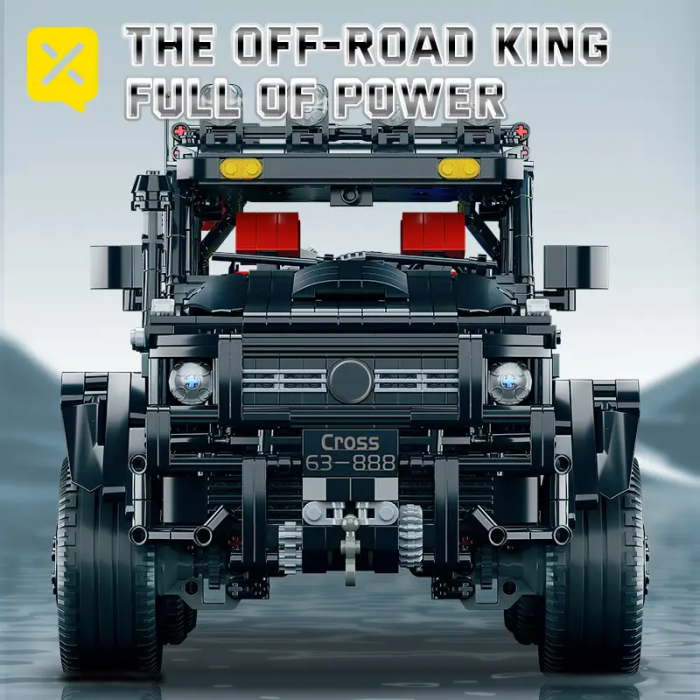 3000pcs cool building blocks off-road vehicle