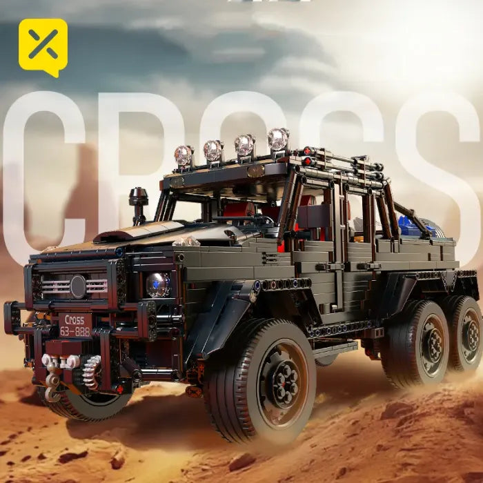 3000pcs cool building blocks off-road vehicle