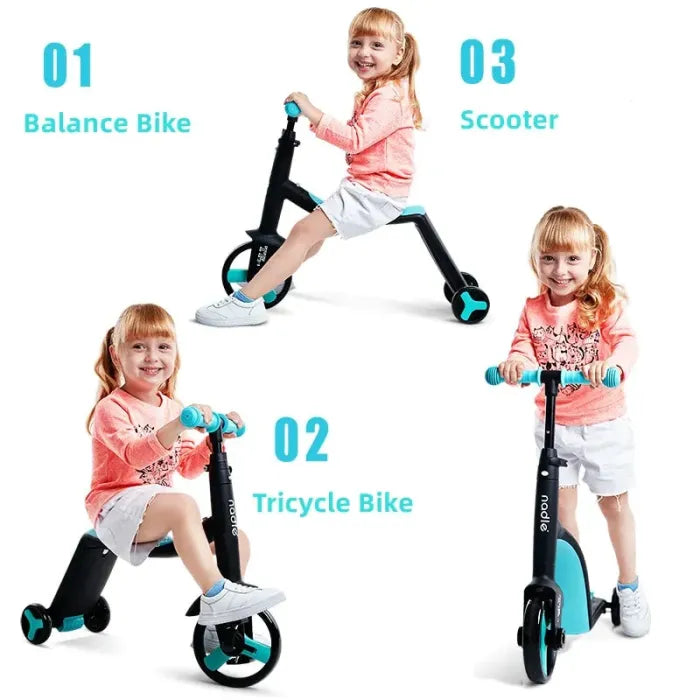 3-in-1 Kids Convertible Scooter