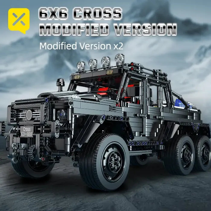 3000pcs cool building blocks off-road vehicle