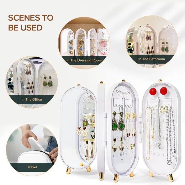 LUXURY FOLDING JEWELRY BOX