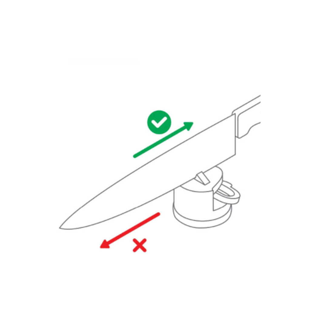 Knife Sharpener With Suction Pad