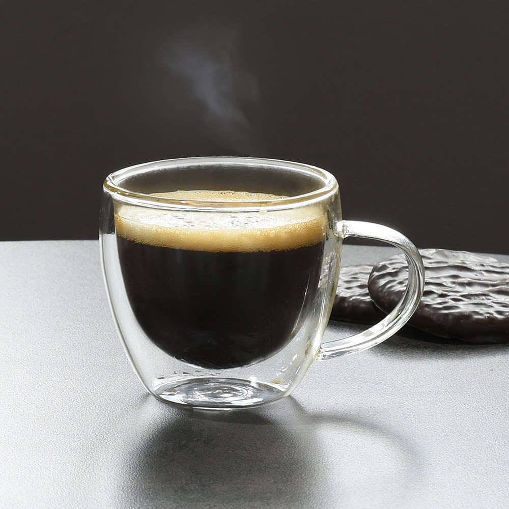 Double Wall Coffee Mug with Handle