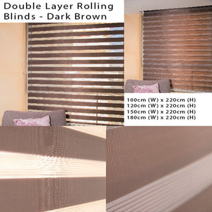Double Layer Rolling Blinds